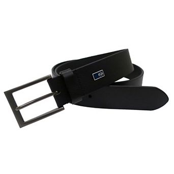 Men's IZOD Genuine Leather Cut Edge Belt for Dress & Casual Wear