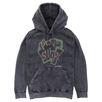 Men's Disney's Freaky Friday Pink Slip Mineral Wash Graphic Hoodie