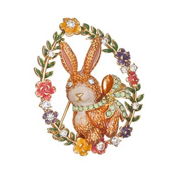 Napier Multicolor Bunny Pin