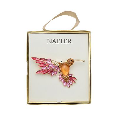 Napier Gold-Tone Hummingbird Pin