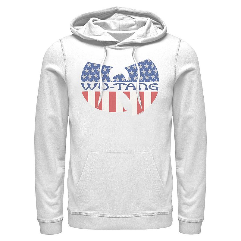 Men's Wu-Tang USA Flag Graphic Hoodie, 
