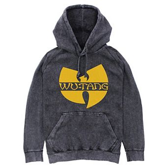 Men's Wu-Tang Clan Logo Mineral Wash Graphic Hoodie