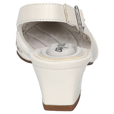 Easy Street Sofie Women's Slingback Block Heel Pumps