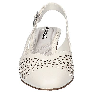Easy Street Sofie Women's Slingback Block Heel Pumps