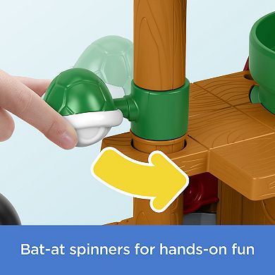 Fisher-Price Little People Bowser's Airship & Figure Toddler Toy