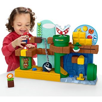 Fisher-Price Little People My Mario Adventure Musical Playset with 2 Figures