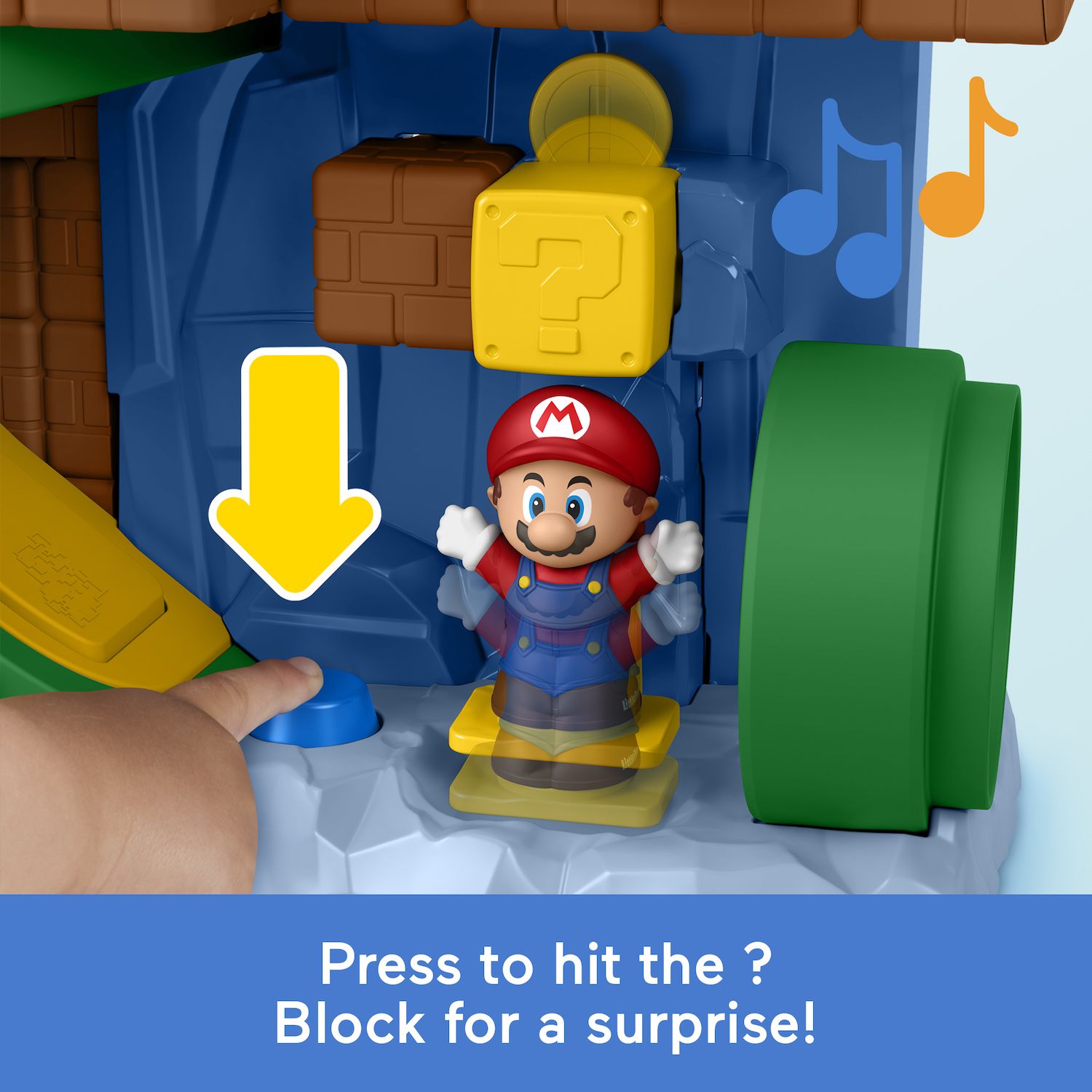 Детский игровой набор Fisher-Price Little People My Mario Adventure Musical Playset with 2 Figures — фото 4