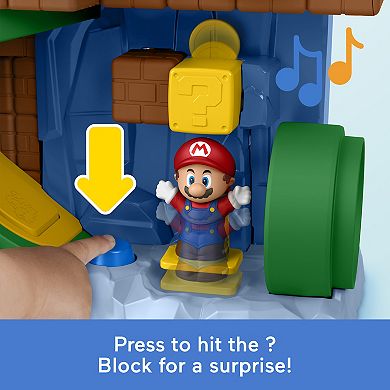 Fisher-Price Little People My Mario Adventure Musical Playset with 2 Figures