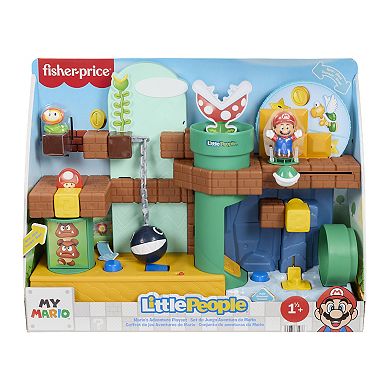 Fisher-Price Little People My Mario Adventure Musical Playset with 2 Figures