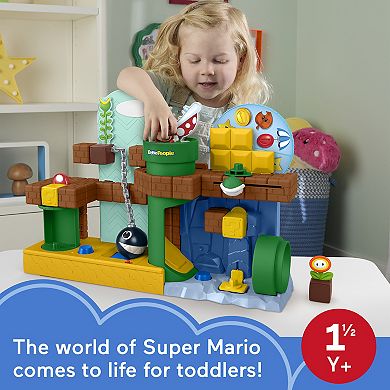 Fisher-Price Little People My Mario Adventure Musical Playset with 2 Figures