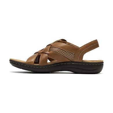 Clarks® Laurieann Mae Women's Flat Leather Sandals