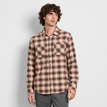 Men's Hurley Plaid Flannel Button-Up Shirt