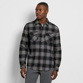Men's Hurley Plaid Flannel Button-Up Shirt