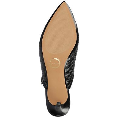Journee Tiffee Pointed Toe Women's Slip-On Heels