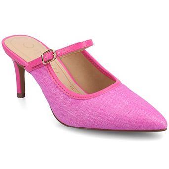 Journee Tiffee Pointed Toe Women's Slip-On Heels