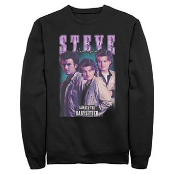 Men's Stranger Things Steve Harrington Always The Babysitter Fleece Sweatshirt