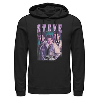 Men's Stranger Things Steve Harrington Always The Babysitter Graphic Hoodie