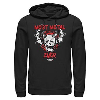 Men's Stranger Things Most Metal Ever Graphic Hoodie