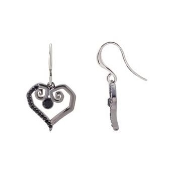 Disney's Nightmare Before Christmas Heart Crystal Earrings