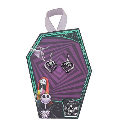 Disney's Nightmare Before Christmas Heart Crystal Earrings