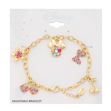 Disney's Minnie Mouse Gold-Tone Charm Bracelet