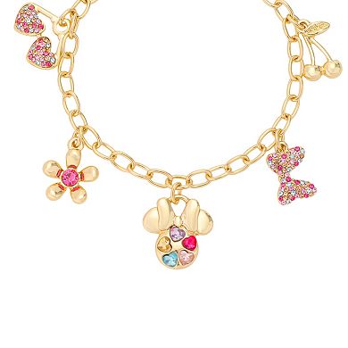 Disney's Minnie Mouse Gold-Tone Charm Bracelet
