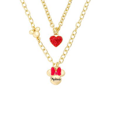 Disney's Minnie Mouse 2-Piece Pendant Set