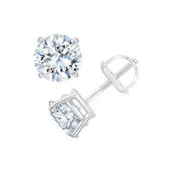 Brilliant Love 14k Gold 4 Carat T.W. Lab Grown Diamond Stud Earrings