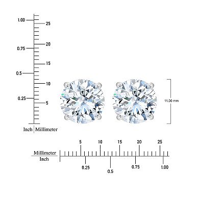 Brilliant Love 14k Gold 5 Carat T.W. Lab Grown Diamond Stud Earrings