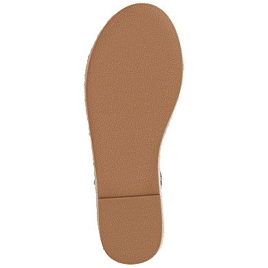 Journee Women's Tristeen Ankle Strap Wedge Espadrille Sandals