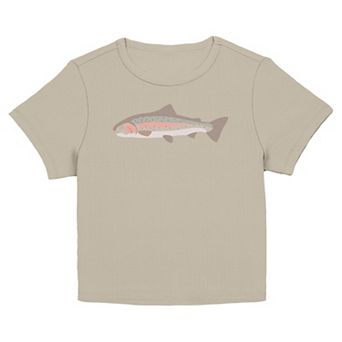 Juniors' Trout Art Graphic Tee