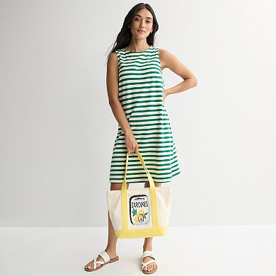 Women's Sonoma Goods For Life Towel Terry Tank Shift Dress