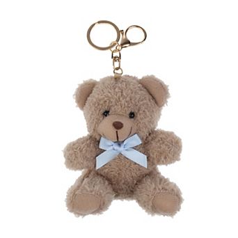 Elli by Capelli Plush Bear Charm Keychain