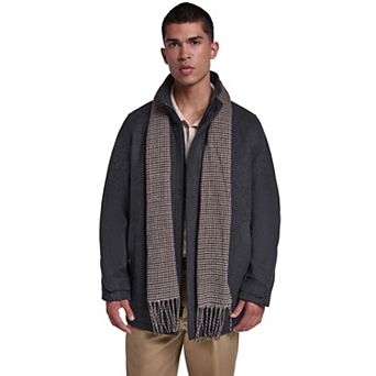 Men's Dockers® Wool Blend Walking Coat with Scarf