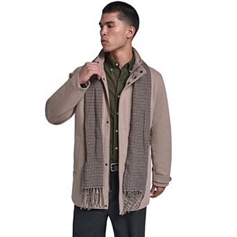 Men's Dockers® Wool Blend Walking Coat with Scarf