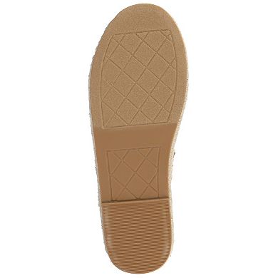 Journee Keelee Women's Slip-On Espadrille Sandals With Woven Detail