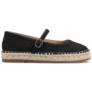 Journee Kenzie Round Toe Espadrille Women's Mary Janes