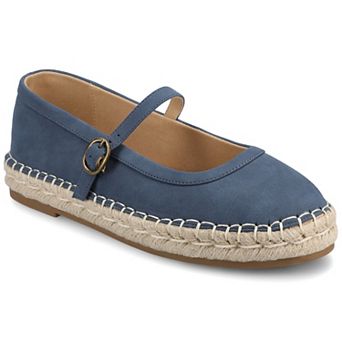 Journee Kenzie Round Toe Espadrille Women's Mary Janes
