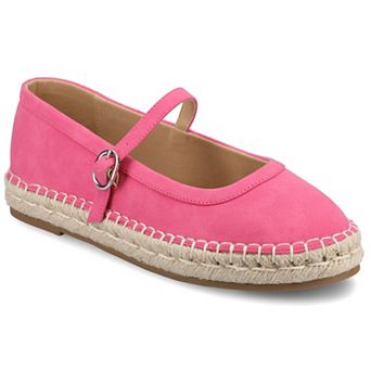 Journee Kenzie Round Toe Espadrille Women's Mary Janes