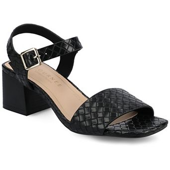 Journee Shaina Ankle Strap Women's Block Heel Sandals