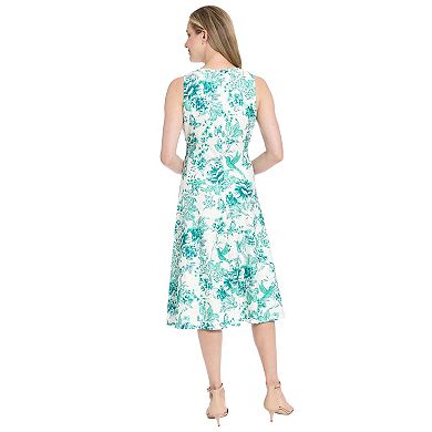 Petite London Times Keyhole Midi Dress