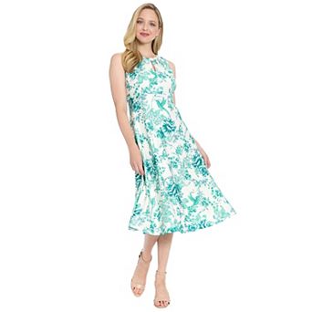 Petite London Times Keyhole Midi Dress