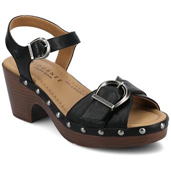 Journee Sisilia Women's Ankle Strap Clogs