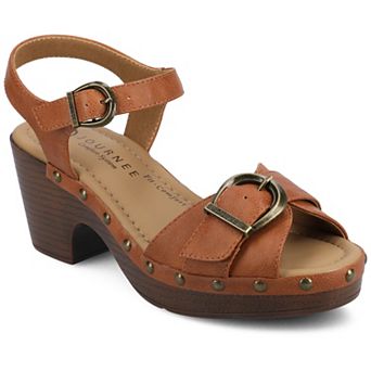 Journee Sisilia Women's Ankle Strap Clogs