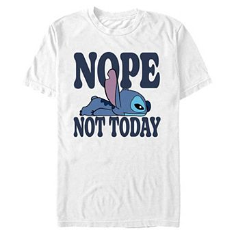 Men's Disney Stitch Nope Not Today Graphic Tee