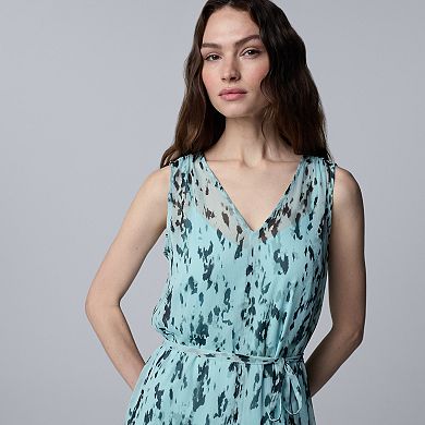Women's Simply Vera Vera Wang Pleated Dropwaist Maxi Dress