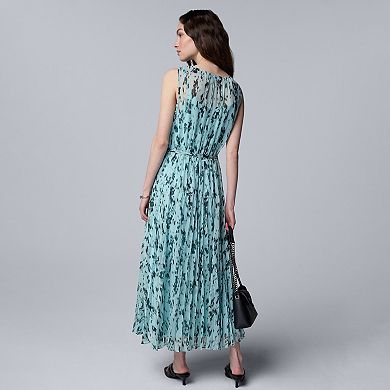 Women's Simply Vera Vera Wang Pleated Dropwaist Maxi Dress
