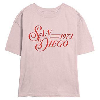 Juniors' San Diego 1973 Short Sleeve Graphic Tee