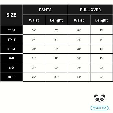 Spring and Autumn Girls Cartoon Pattern Long Sleeves Pullover and Pants Clothing Set