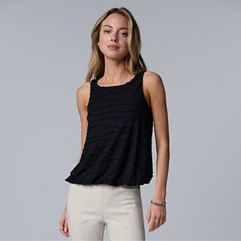 Women's Simply Vera Vera Wang Bubble Tank Top